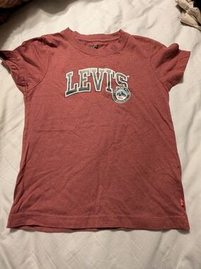 Levi's Red Crewneck Logo T-Shirt